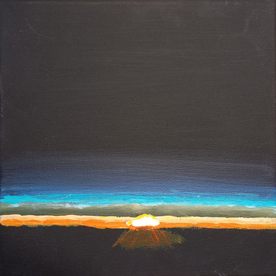 Sunrise, Acryl auf Leinwand, 20x20, 2014