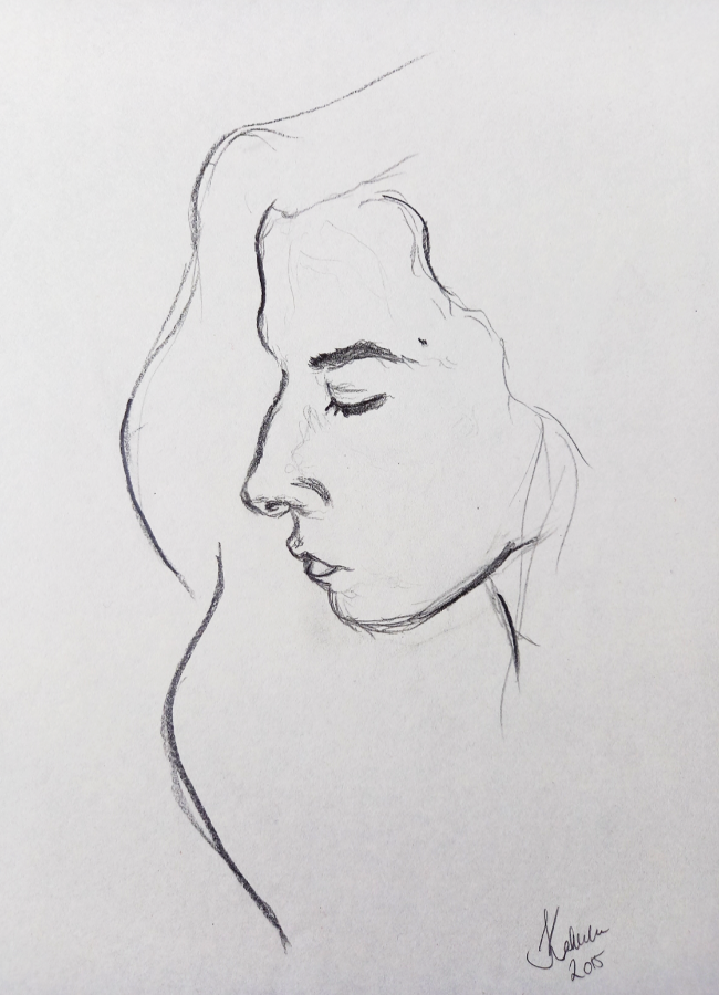 Portrait I Bleistift auf Papier 30x21 2015
